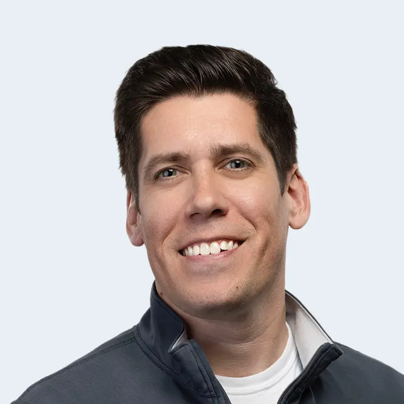 A headshot of Colin Gigl, Director of Technology at RainBarrel.